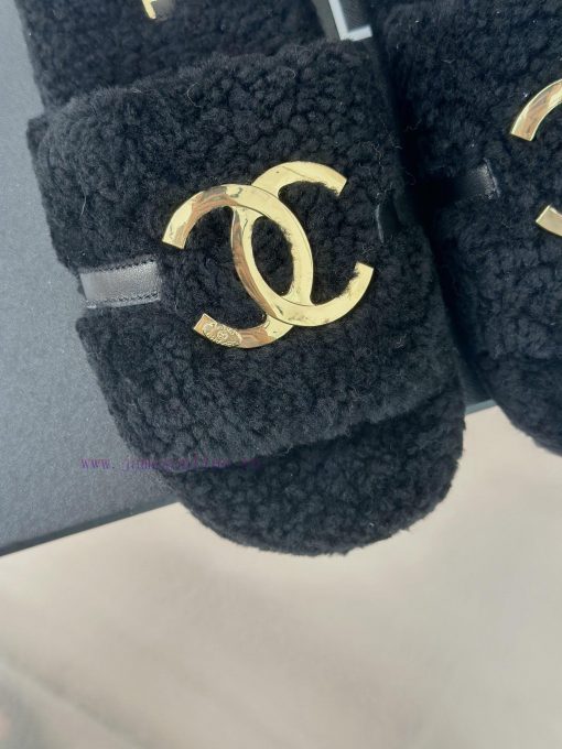 Chanel | Chanel Classic Metal Double C Hairy SlippersThe "First to Wear" series of walking s04mq9tgg - Image 8