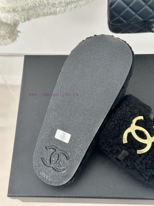 Chanel | Chanel Classic Metal Double C Hairy SlippersThe "First to Wear" series of walking s04mq9tgg - Image 10
