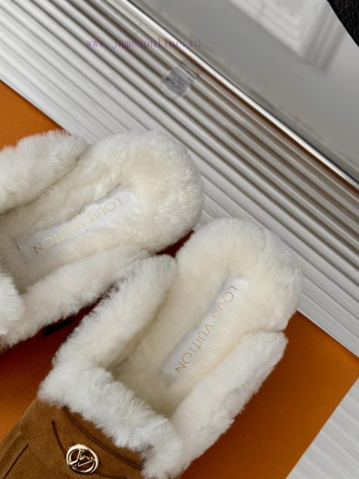 Donkey's classic and popular hairy half slippersFashionable and essential itemFurry, soft anzehda9gx - Image 9