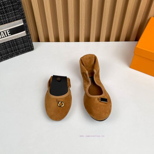 p. Lv Chicken rolls shoes, dancing shoesThe fabric is made of imported sheep suede leather afgjraocc - Image 2