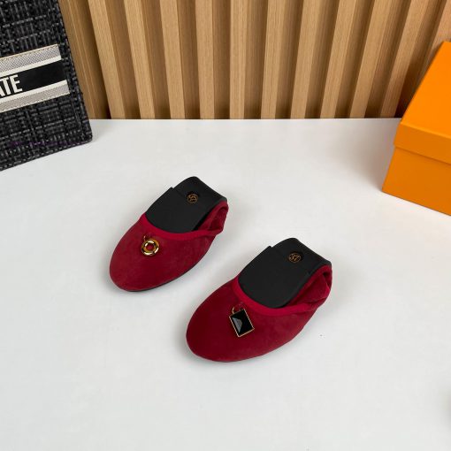 p. Lv Chicken rolls shoes, dancing shoesThe fabric is made of imported sheep suede leather azqyd2rfm - Image 3