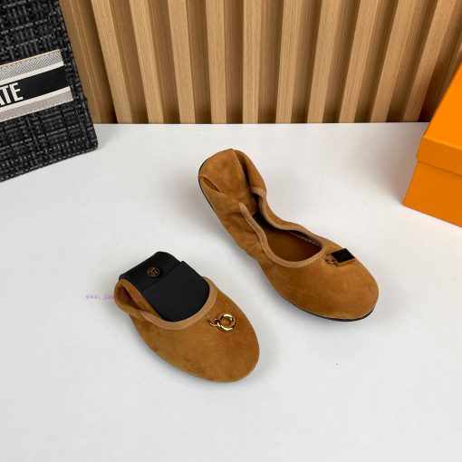 p. Lv Chicken rolls shoes, dancing shoesThe fabric is made of imported sheep suede leather afgjraocc - Image 4