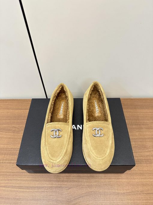 Chanel's new Chanel lambhair loafers for autumn and winter 2423ss Grandma Xiang's new Le Fu 00ogvx7c - Image 2