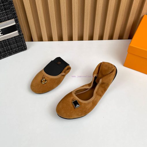 p. Lv Chicken rolls shoes, dancing shoesThe fabric is made of imported sheep suede leather afgjraocc - Image 5