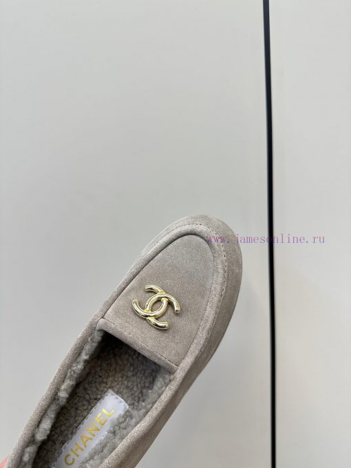 Chanel's new Chanel lambhair loafers for autumn and winter 2423ss Grandma Xiang's new Le Fu rmz389ok - Image 6