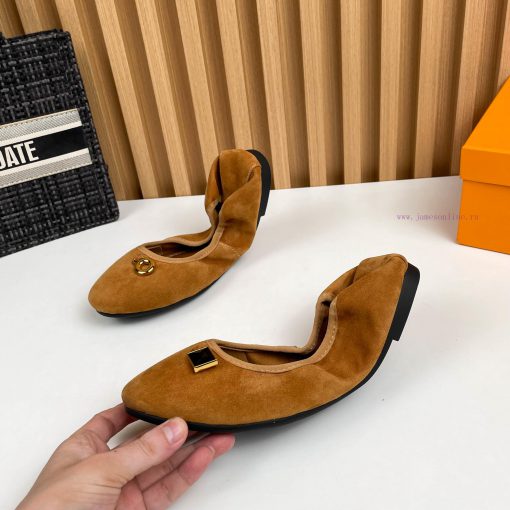 p. Lv Chicken rolls shoes, dancing shoesThe fabric is made of imported sheep suede leather afgjraocc - Image 9