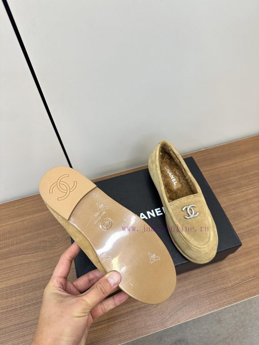 Chanel's new Chanel lambhair loafers for autumn and winter 2423ss Grandma Xiang's new Le Fu 00ogvx7c - Image 10