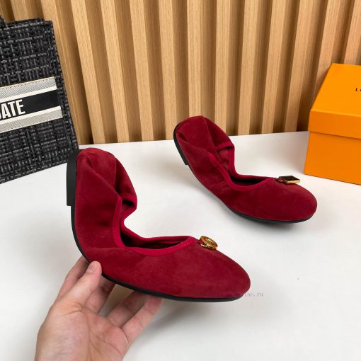 p. Lv Chicken rolls shoes, dancing shoesThe fabric is made of imported sheep suede leather azqyd2rfm - Image 10