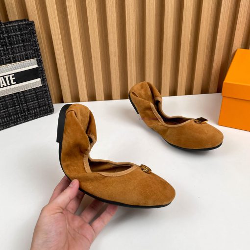 p. Lv Chicken rolls shoes, dancing shoesThe fabric is made of imported sheep suede leather afgjraocc - Image 10