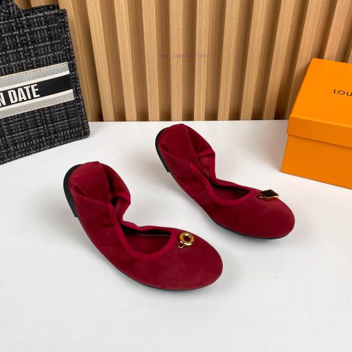 p. Lv Chicken rolls shoes, dancing shoesThe fabric is made of imported sheep suede leather azqyd2rfm - Image 11