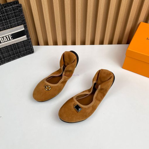 p. Lv Chicken rolls shoes, dancing shoesThe fabric is made of imported sheep suede leather afgjraocc - Image 12