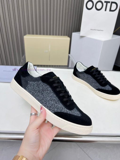 BrunelloCucinelli 🦁 Top Four Seasons Classic Knitted Skateboarding ShoesPrecious imported co71tep0hb - Image 3