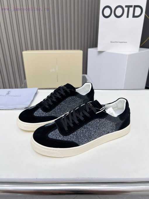 BrunelloCucinelli 🦁 Top Four Seasons Classic Knitted Skateboarding ShoesPrecious imported co71tep0hb - Image 6