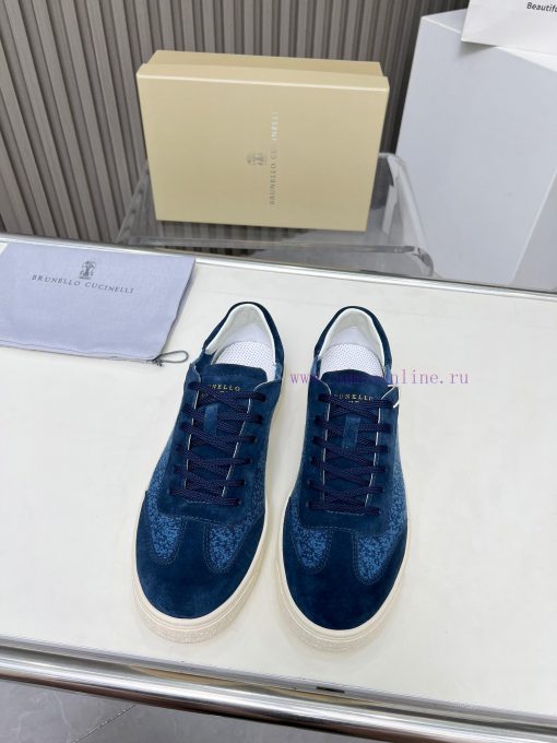 BrunelloCucinelli 🦁 Top Four Seasons Classic Knitted Skateboarding ShoesPrecious imported coe3fbaq8l - Image 2