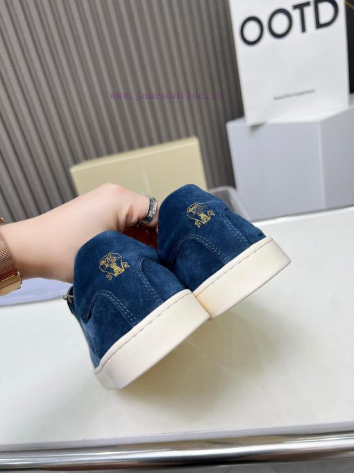 BrunelloCucinelli 🦁 Top Four Seasons Classic Knitted Skateboarding ShoesPrecious imported coe3fbaq8l - Image 7