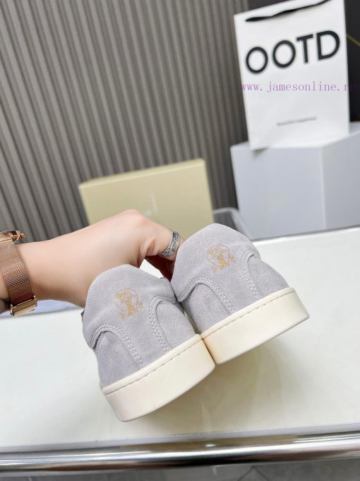 BrunelloCucinelli 🦁 Top Four Seasons Classic Knitted Skateboarding ShoesPrecious imported copw7oo4bb - Image 8