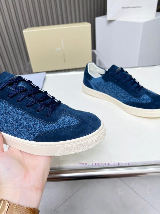 BrunelloCucinelli 🦁 Top Four Seasons Classic Knitted Skateboarding ShoesPrecious imported coe3fbaq8l - Image 9
