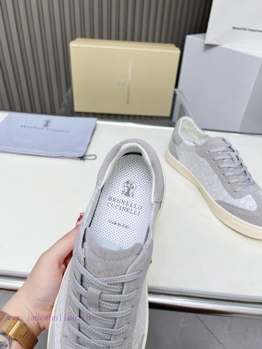 BrunelloCucinelli 🦁 Top Four Seasons Classic Knitted Skateboarding ShoesPrecious imported copw7oo4bb - Image 9