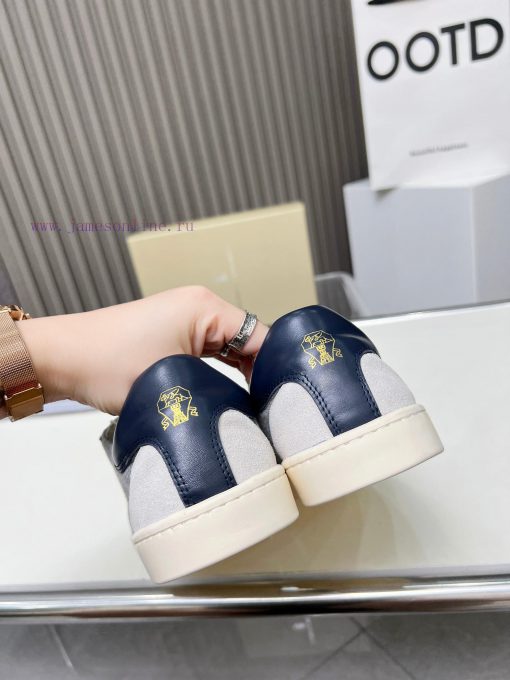 BrunelloCucinelli 🦁 Top Four Seasons Classic Knitted Skateboarding ShoesPrecious imported coaaxm1tit - Image 8