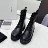 Celine 2024 Triumphal Arch Martin Strap Thick Bottom Flat Bottom Coarse Heel Coarse Boots Fan2buobet