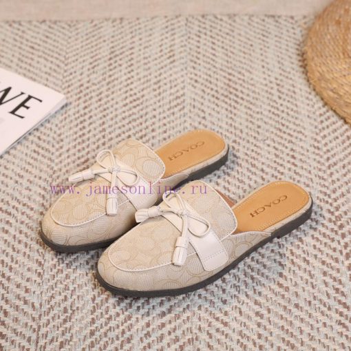 Off white 35-40COACH/Coach Willow Nail Slippers,Lazy shoes are easy to put on and take off, 01i9p3pf - Image 2