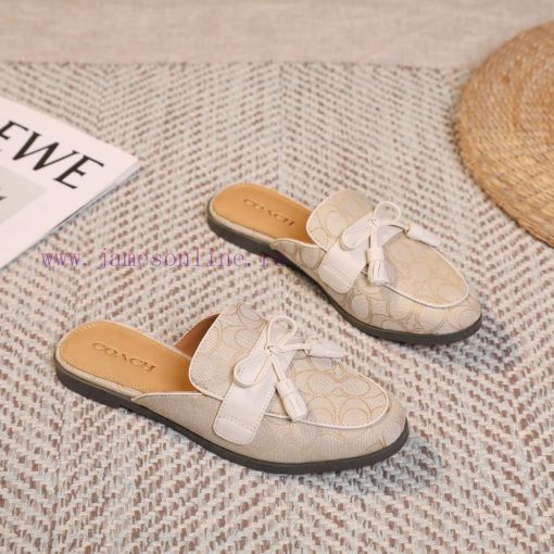 Off white 35-40COACH/Coach Willow Nail Slippers,Lazy shoes are easy to put on and take off, 01i9p3pf - Image 3