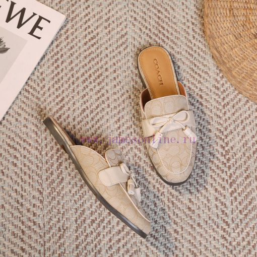 Off white 35-40COACH/Coach Willow Nail Slippers,Lazy shoes are easy to put on and take off, 01i9p3pf - Image 7
