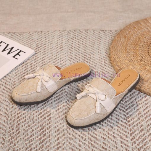 Off white 35-40COACH/Coach Willow Nail Slippers,Lazy shoes are easy to put on and take off, 01i9p3pf - Image 10