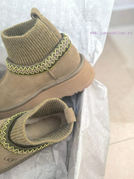 Top UGG ² ⁰² ⁴ New snow boots with ethnic style and sock covers, with wool lining in the socweyqw423 - Image 10