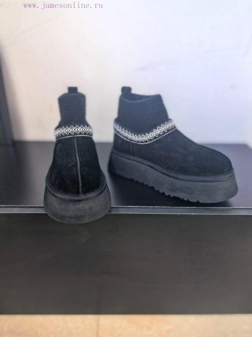 Top UGG ² ⁰² ⁴ New snow boots with ethnic style and sock covers, with wool lining in the soctykm783b - Image 3