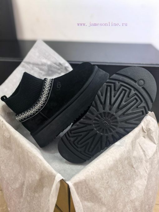 Top UGG ² ⁰² ⁴ New snow boots with ethnic style and sock covers, with wool lining in the soctykm783b - Image 7