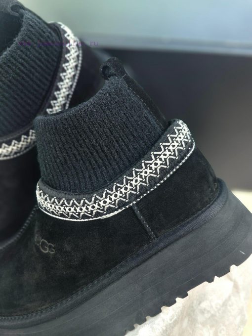 Top UGG ² ⁰² ⁴ New snow boots with ethnic style and sock covers, with wool lining in the soctykm783b - Image 9
