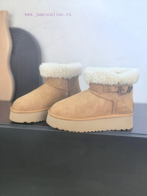 Top UGG ² ⁰² ⁴ fur integrated snow bootsA small stove in winter cannot even withstand the waqjvnmz63 - Image 3