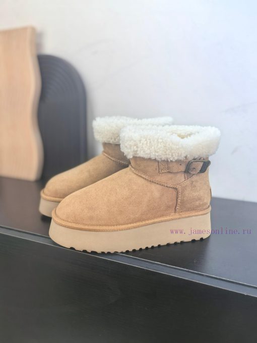 Top UGG ² ⁰² ⁴ fur integrated snow bootsA small stove in winter cannot even withstand the waqjvnmz63 - Image 6