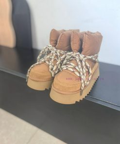 Top UGG ² ⁰² ⁴ fur integrated lace up down snow bootsA small stove in winter cannot even witfsnclqxq