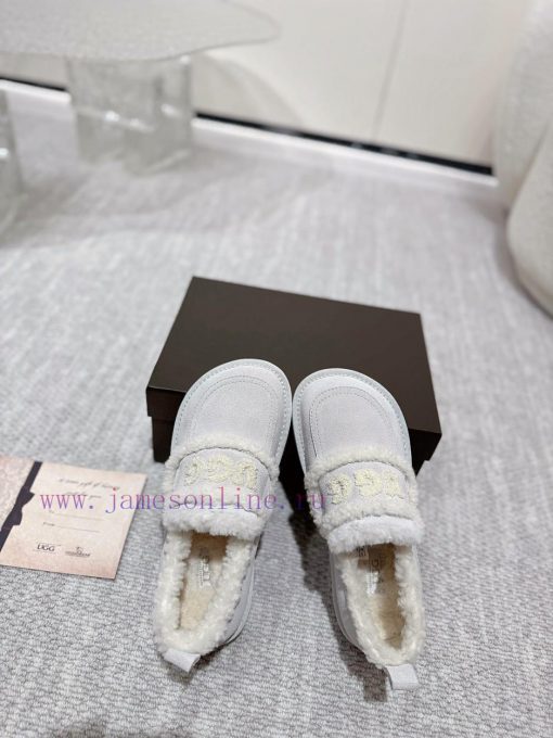 UGG Fury Shoes Autumn/Winter Artifact Lisa Haley Jennie 24ss Explosive Item The brand logo iqkvg4omq - Image 6