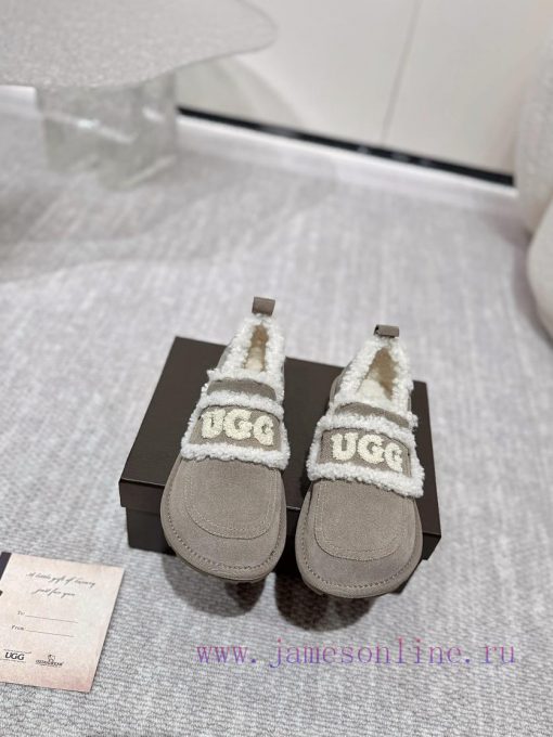 UGG Fury Shoes Autumn/Winter Artifact Lisa Haley Jennie 24ss Explosive Item The brand logo ils0tivwd