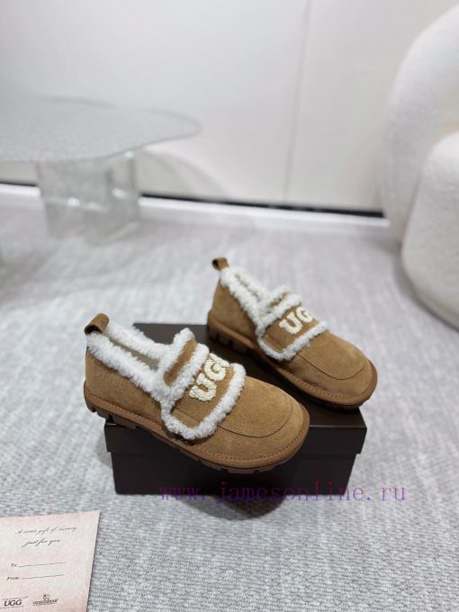 UGG Fury Shoes Autumn/Winter Artifact Lisa Haley Jennie 24ss Explosive Item The brand logo 5gdujtsv - Image 4