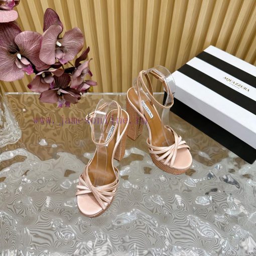 2024 Spring/Summer New AQUAZURA Zp Original Mold New Waterproof Platform High Heel Sandals——jcnokff4 - Image 7