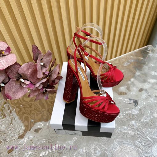 2024 Spring/Summer New AQUAZURA Zp Original Mold New Waterproof Platform High Heel Sandals——za56t0su - Image 3