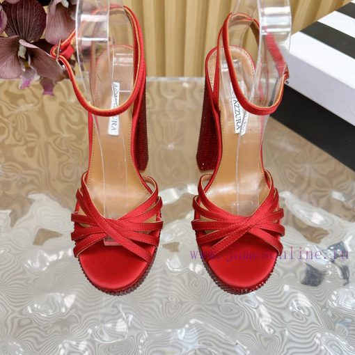 2024 Spring/Summer New AQUAZURA Zp Original Mold New Waterproof Platform High Heel Sandals——za56t0su - Image 6