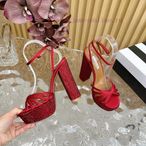 2024 Spring/Summer New AQUAZURA Zp Original Mold New Waterproof Platform High Heel Sandals——za56t0su - Image 10