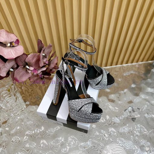 2024 Spring/Summer New AQUAZURA Zp Original Mold New Waterproof Platform High Heel Sandals——c214hthv - Image 3