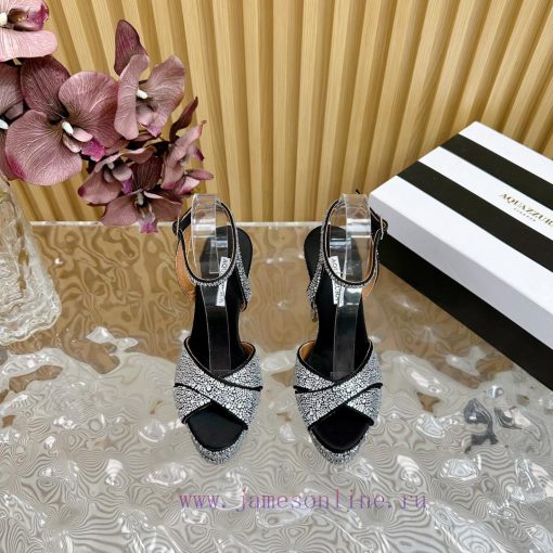 2024 Spring/Summer New AQUAZURA Zp Original Mold New Waterproof Platform High Heel Sandals——c214hthv - Image 5