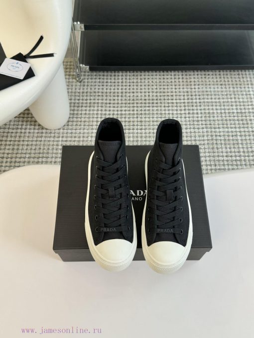 Prada 24/Prada Spring/Summer Latest Triangle Logo Casual SneakersThe original purchase, deveybmb3lyp - Image 2