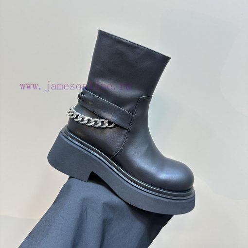 Top Short and Long 550Diesel round toe side zipper long and short bootsSuper slimming on thegdm9ouhu - Image 8