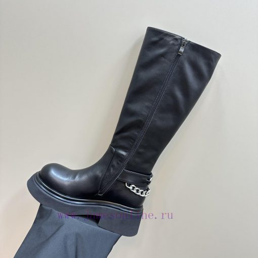 Top Short and Long 550Diesel round toe side zipper long and short bootsSuper slimming on thexzj82s3l - Image 9