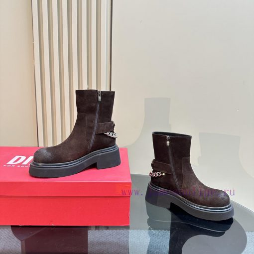 Top Short and Long 550Diesel round toe side zipper long and short bootsSuper slimming on thelugm9s5c - Image 5
