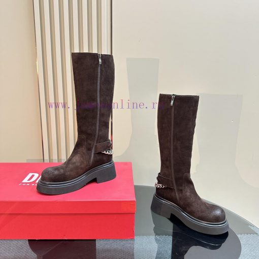Top Short and Long 550Diesel round toe side zipper long and short bootsSuper slimming on the90tdyd84 - Image 5