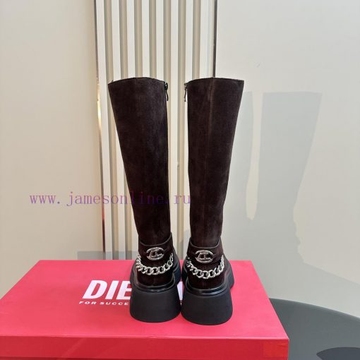 Top Short and Long 550Diesel round toe side zipper long and short bootsSuper slimming on the90tdyd84 - Image 6